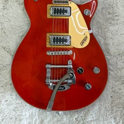 Gretsch G5230T Electromatic Jet FT Electric Guitar with Bigsby, Orange Stain image 1
