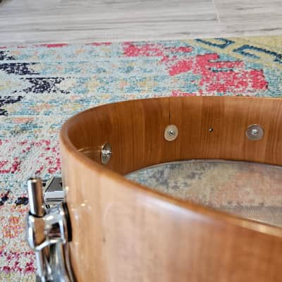 Sugar Percussion 14x4" Cherry Stave Shell Snare image 15