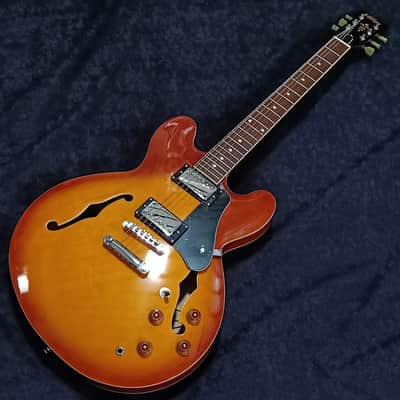 Vintage VSA500HB Reissued Series Semi-Hollow - Honey Burst image 4