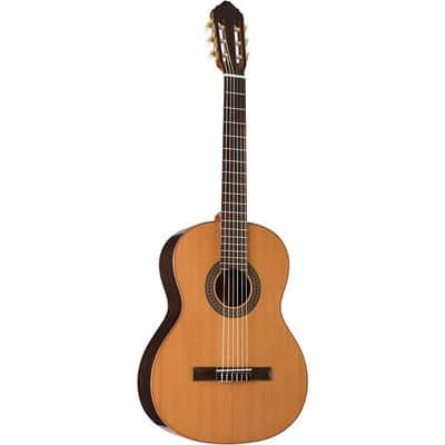 Lucero LC200S Solid-Top Classical Acoustic Guitar - Regular Natural image 3