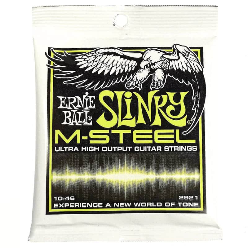 Ernie Ball 2921 M-Steel Regular Slinky Electric Guitar Strings image 1