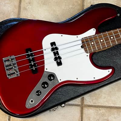 1995 Fender American Standard Jazz Bass Crimson Burst image 3