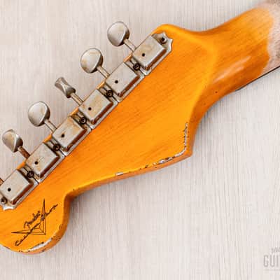 2024 Fender Custom Shop Alley Cat Stratocaster Heavy Relic SSH Superstrat Sunburst w/ Case, CoA image 5