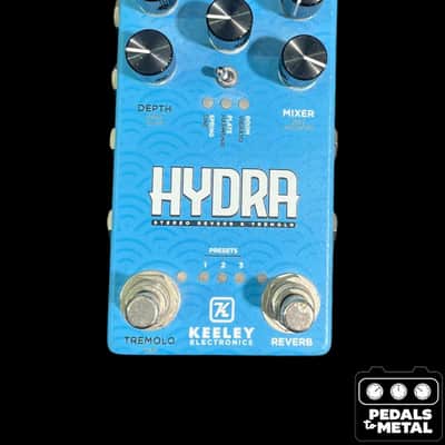Keeley Hydra Stereo Reverb & Tremolo 2020 - Present - Blue - X19916 image 1