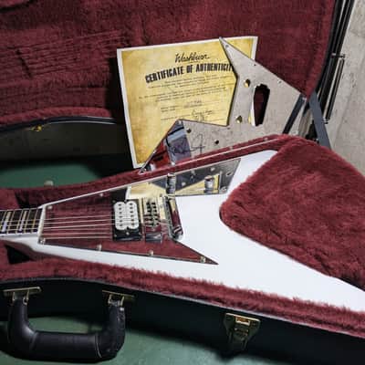 Washburn USA Custom Shop PSV2200 KISS Paul Stanley 2011 White image 19