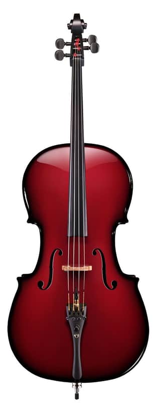 Glasser Carbon Composite Acoustic Electric Cello 4/4 Outfit 2020s AEX Red (Includes Case, Bow...) image 1