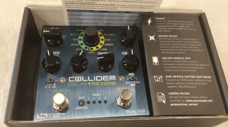 Source Audio Collider Stereo Delay+Reverb Pedal image 1