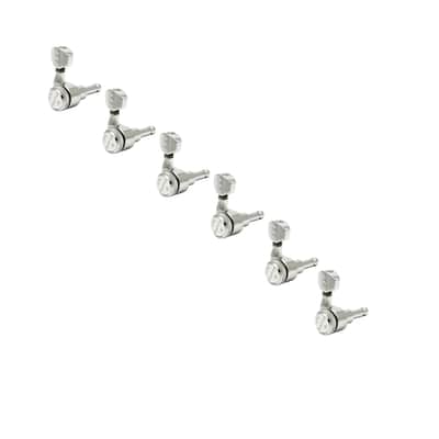 Graph Tech 7 String PREMIUM Locking In Line Tuning Tuner Machine Heads Chrome Electric Guitar PRL-8721-C7 Ratio image 2