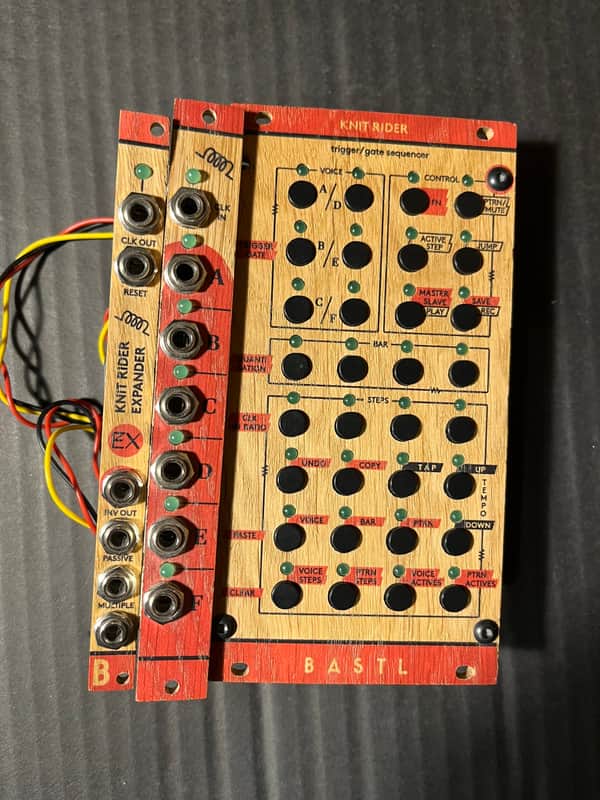 BASTL Instruments Knit Rider 6-Voice Trigger / Gate Sequencer - Wood w/ EXPANDER image 1