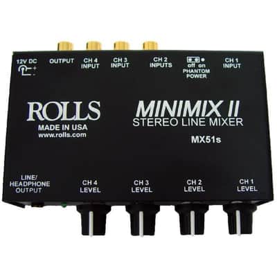 Rolls MX51s MiniMix - II Stereomixer - Analog Mixer image 1