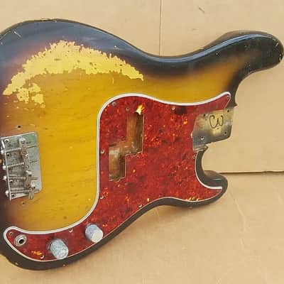 1966 FENDER PRECISION BASS BODY USA image 1