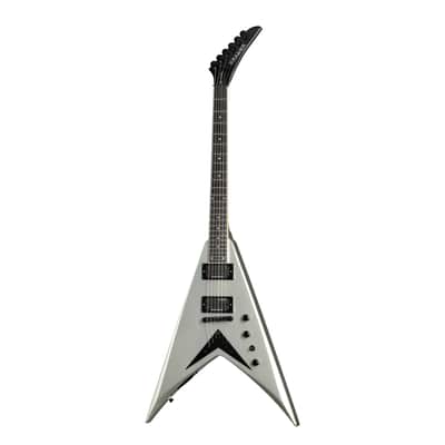 Kramer Dave Mustaine Signature Vanguard Guitar w/ Seymour Duncan Pickups - Silver Metallic image 2