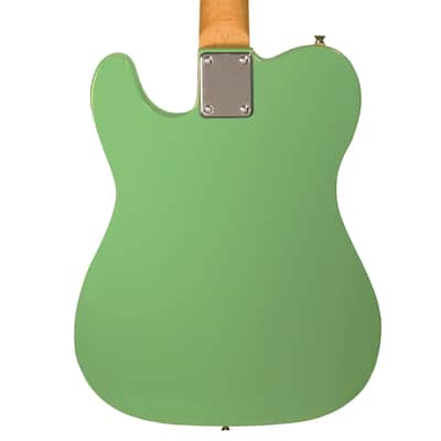 Sawtooth ET Series Electric Guitar, Surf Green with Tortoise Pickguard image 4