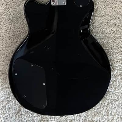 De Armond model M66 6 string single cut archtop electric guitar - black finish image 11