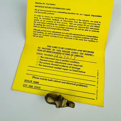 Vox Reply Return Card (c. 1970) imagen 4