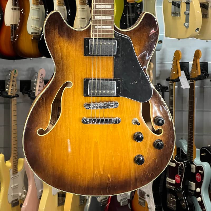 Ibanez   As73 Tbc Hollow Body Tobacco Sunburst image 1