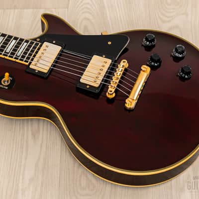 1981 Tokai Love Rock Custom LC100 Vintage Guitar Wine Red, 100% Original w/ Case image 9