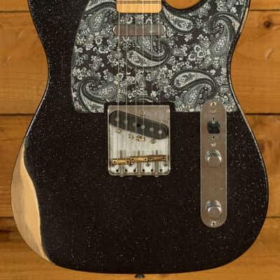 Fender Brad Paisley Signature Road Worn Telecaster - Maple - Black Sparkle image 1