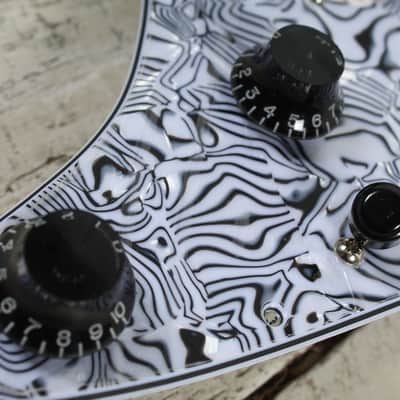 Loaded Electric Guitar Pickguard with Dual Burstbucker Humbucker Guitar Pickups image 3