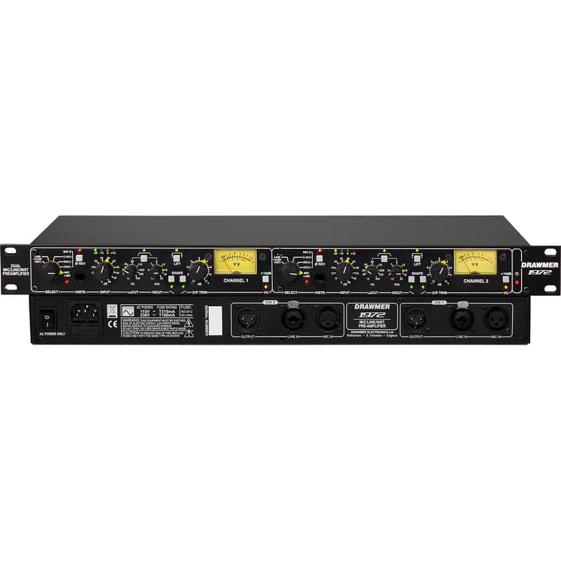 Drawmer 1972 2-Channel Microphone Preamp image 1