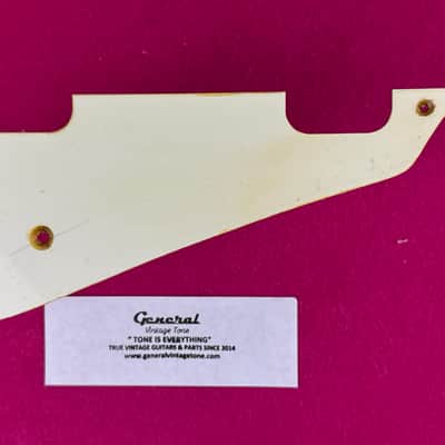 General Vintage Tone For Les Paul®️Historic vintage  1954 - 1956 model pickguard   Fits Gibson®️ Vintage bone white - Aged image 10