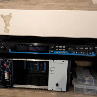 AMS Neve 88RLB 500 Series Mic Preamp Module 2010s - Blue image 1