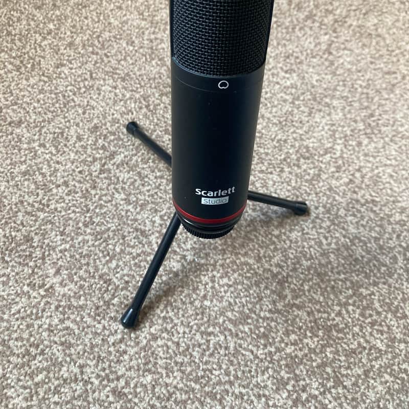 2019-Present Focusrite Scarlett Microphone Matte Black