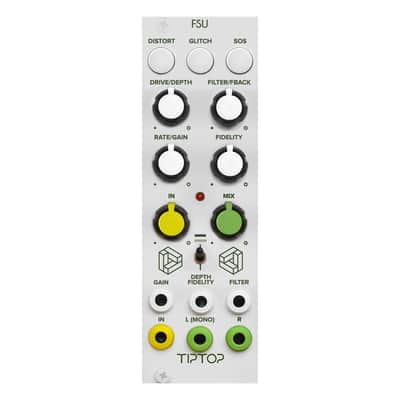 TipTop Audio FSU Eurorack Granular Distortion & Delay Module (White) image 1