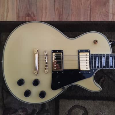 Edwards ESP Vintage Les Paul Randy Rhoads Cream Les Paul 2008 Cream White image 2