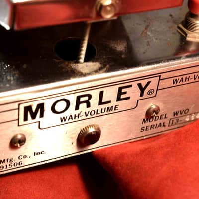Morley rare Wah-Volume WVO 1970s - Silver-220v Tel-Ray image 2