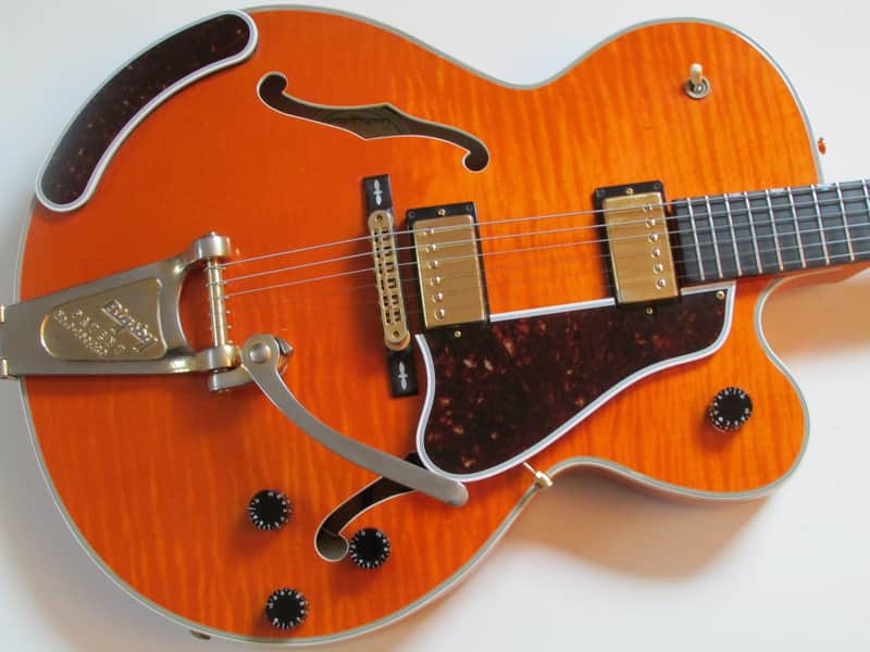 2001 Gibson Chet Atkins Country Gentleman Orange Flame w/OHSC image 1