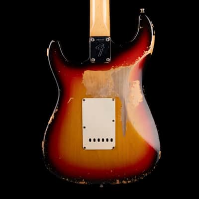 Vintage 1970 Fender Stratocaster 3-Tone Sunburst With Soft Case image 8