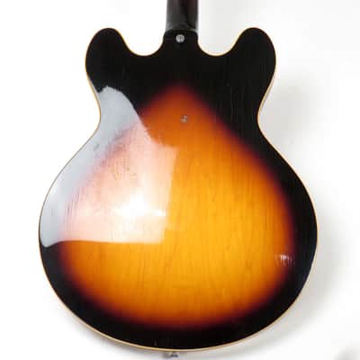 1967 Gibson EB-2D - Sunburst Finish - Double Pickup EB-2 - Semi Hollow Bass image 10