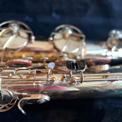 JZ Baritone Bari Saxophone W/ Case, Mouth Piece, Strap, Foot Stand & Low A Key image 13