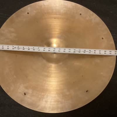 24” Avedis Zildjian Sizzle Ride Cymbal - late 50s / 1950s small stamp - medium 3424 grams image 9