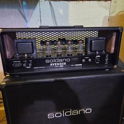Soldano Avenger Hot Rod 100 Watt w Soldano Cab circa 2006-2009 - tolex image 5