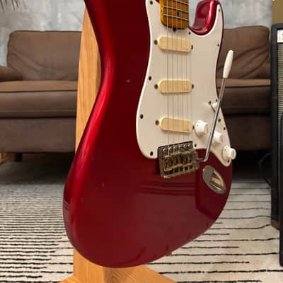 Fender Stratocaster David Gilmour Candy Apple Red Relic 7.2lbs w/ Fender Case imagen 6