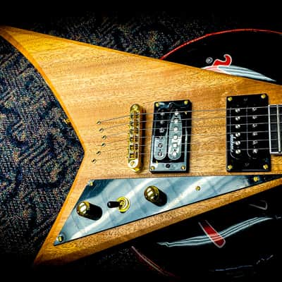 Jackson Randy Rhoads / Rhodes / Roads - Flying V 2026 - Natural Kona Wood Style image 11