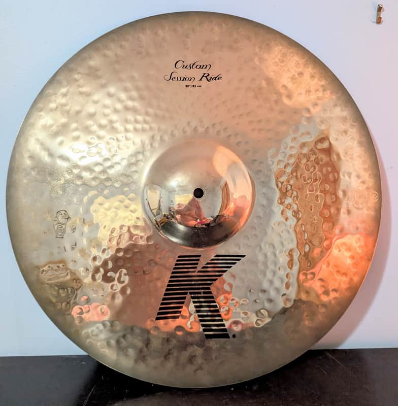 Zildjian 20" K Custom Session Ride Cymbal - Brilliant Finish