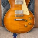 2021 Gibson Custom Shop Les Paul CME 58 Reissue - r9 Specs - Amber - 59 Reissue Carmelita Neck