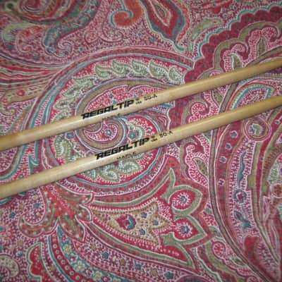 one pair (new old stock) near A+ condition Regal Tip SG-A sticks: maple wood / natural stain finish (with paper sleeve packaging) from 2000s / 2010s image 9