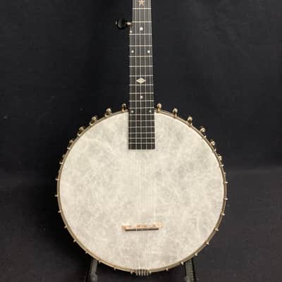 1890s S.S. Stewart Banjeaurine Openback Banjo image 1