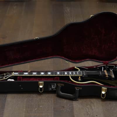 2008 Gibson Custom Shop Les Paul Custom 1954 Historic Reissue LPB-4 Electric Guitar Black Ebony + COA OHSC image 21