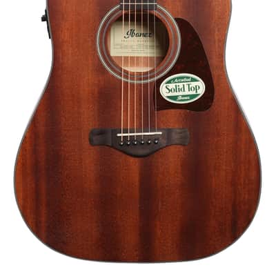 Ibanez Artwood AW54 Ac El Guitar Open Pore Natural image 3