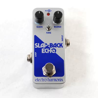 Used Electro Harmonix EHX Slap-Back Echo Analog Delay Guitar Effects Pedal image 1