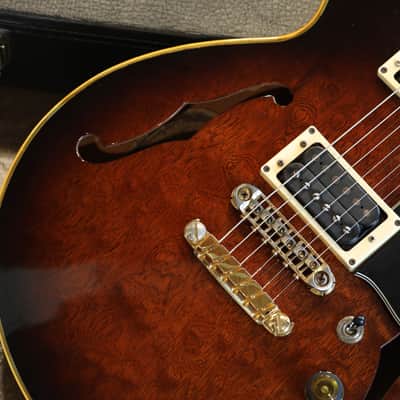 1983 Ibanez AM205-AV Semi-Hollow Electric Guitar Antique Violin + OHSC image 4