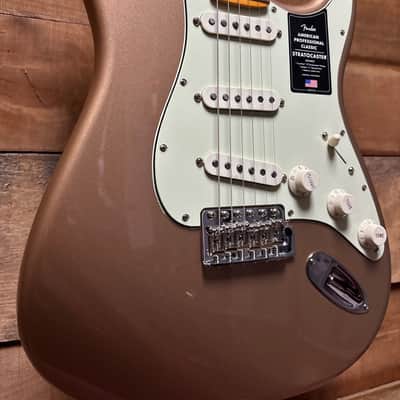 Fender American Pro Classic Strat MP Firemist Gold w/bag image 1