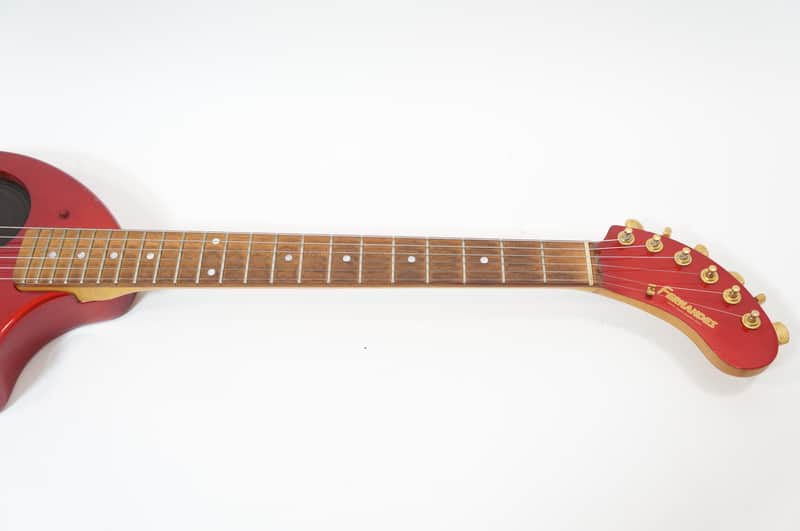 Fernandes ZO-3C NOMAD Metallic Red Gold Parts Built-in Amp travel