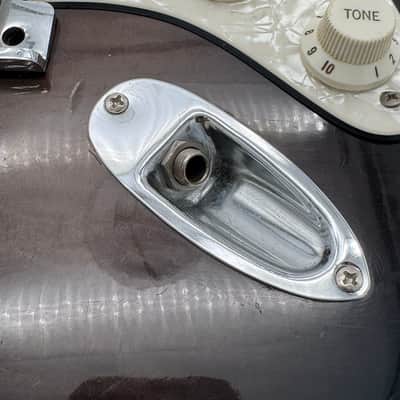 Fender Custom Shop Loaded Custom Stratocaster Body Made for Tom Rundgren 1992 - Flamed Maple Charcoal Burst image 15