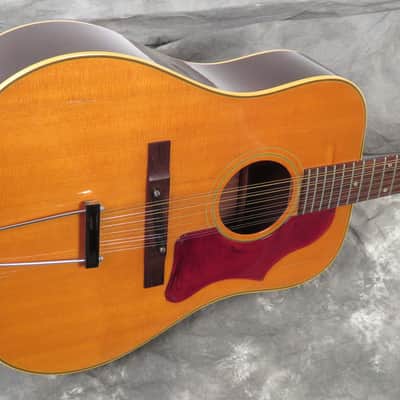 1968 Epiphone FT-112 Bard Natural 12 String Acoustic Guitar ~ Gibson Made like B-45-12 image 20